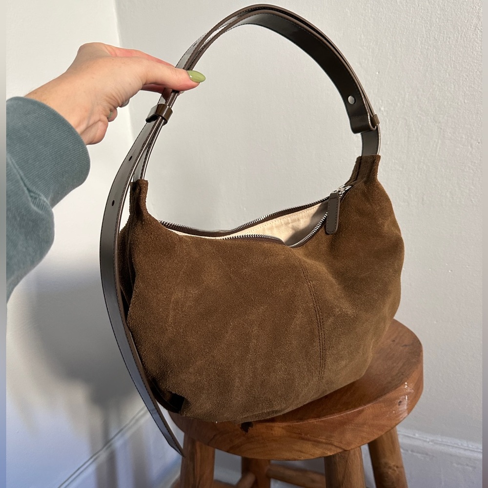 Nothing Written brown suede bag